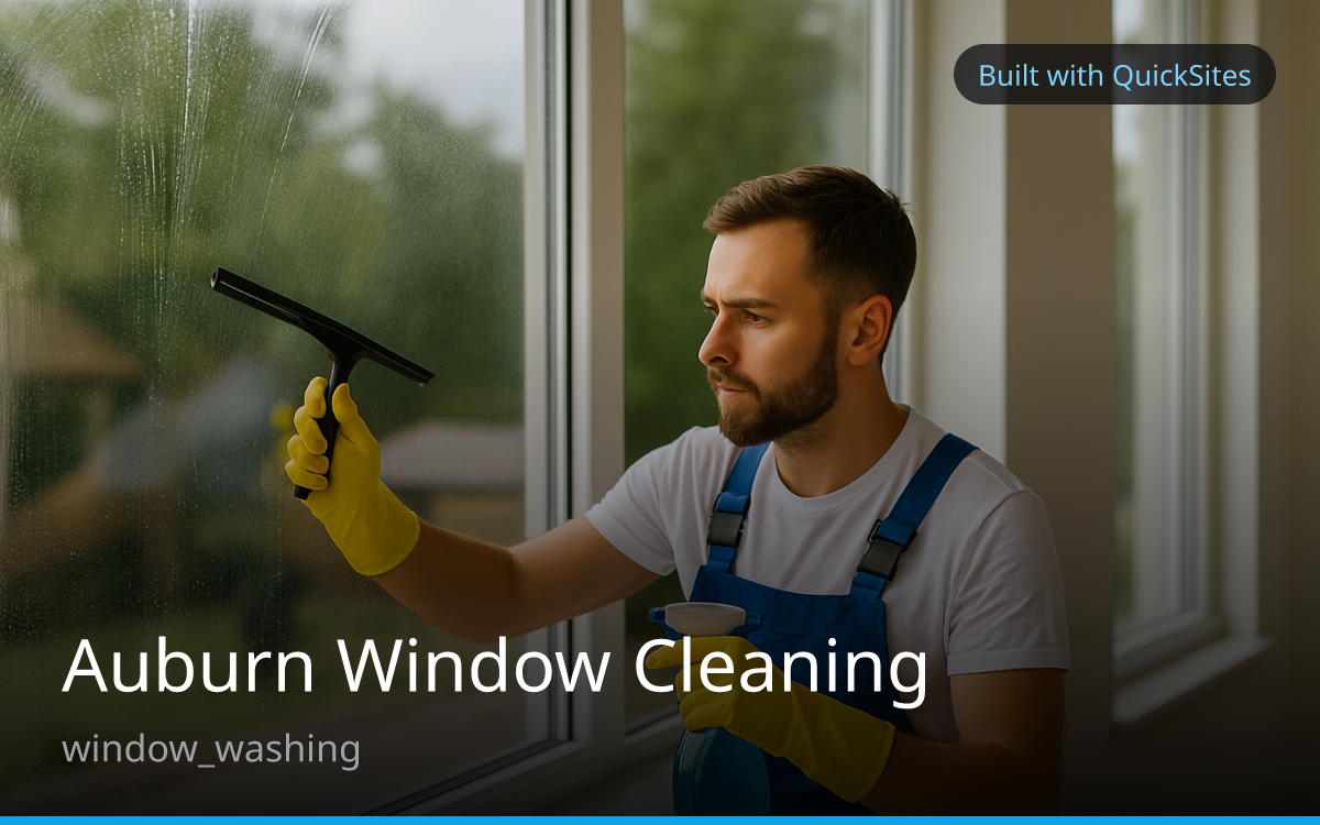 Auburn Window Cleaning — built with QuickSites