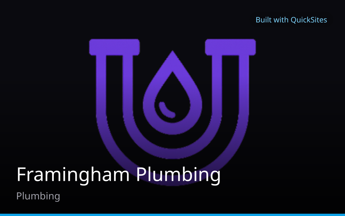 Framingham Plumbing — built with QuickSites
