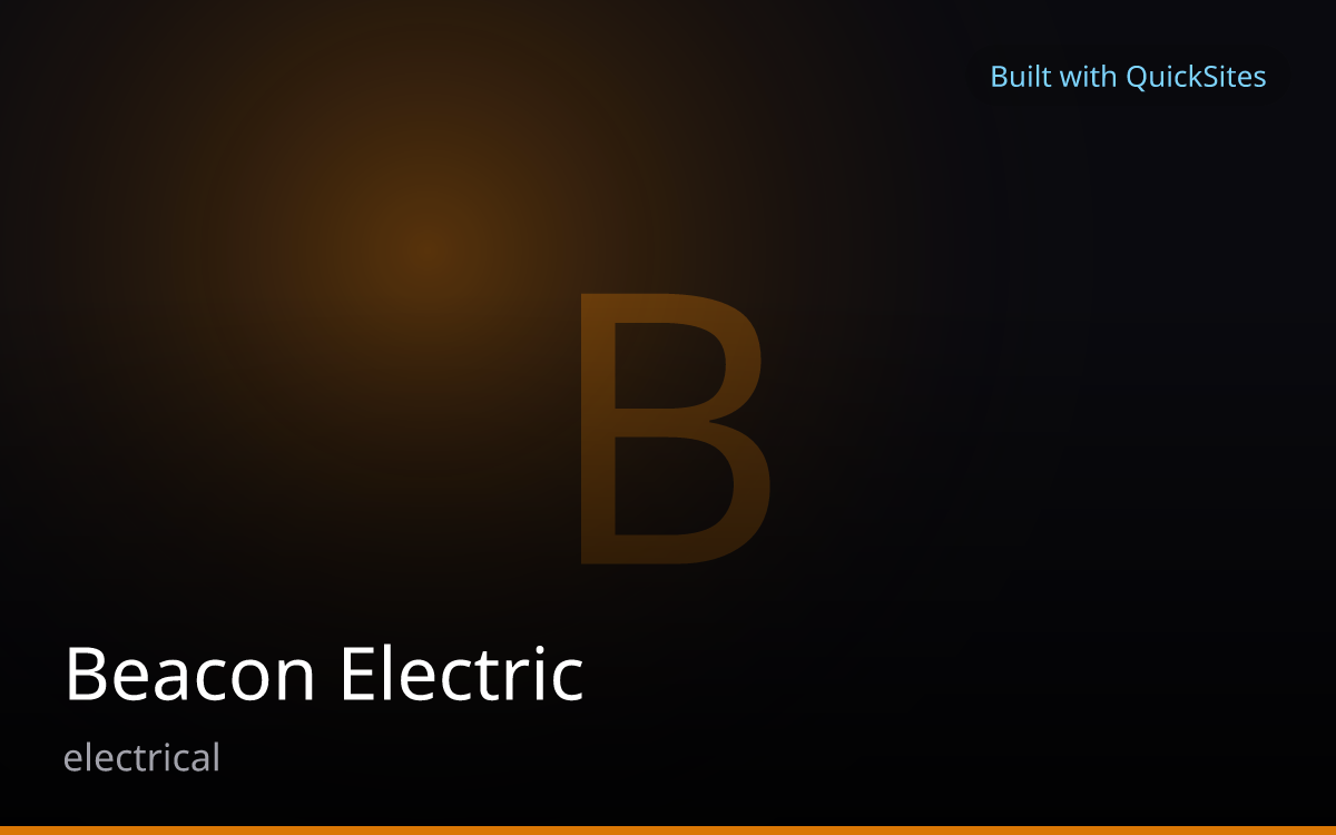 Beacon Electric — built with QuickSites