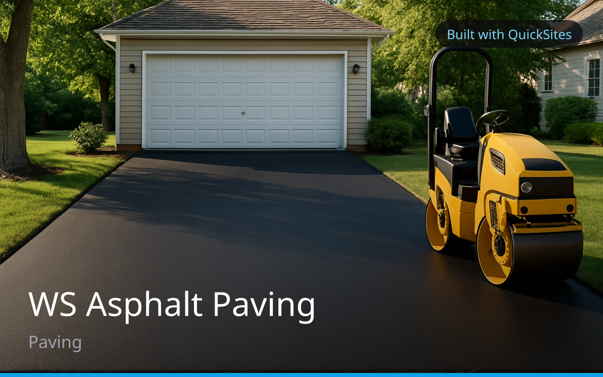 WS Asphalt Paving — built with QuickSites